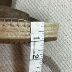 Eileen Fisher  Willow Bronze Wedge Espadrille Leather Sandals Open Toe Photo 4