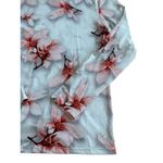 5FIN Women's Floral Long Sleeve Swim Top Size XL Red Photo 3