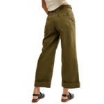 We The Free  Palmer Wide Leg Jeans Free People Green NWT Size 28 Photo 2