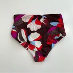 Athleta Square Neck Bra Cup Tankini Top 34B/C Hero Bloom Decadent Bottom XXS Photo 7