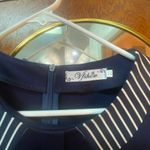 Blair Blue Ribbed Buttoned Sheath Dress Photo 1