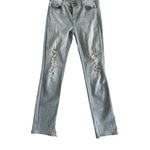 J Brand  Light Wash Distressed Sweet Straight Leg Jeans Size 30 Photo 4