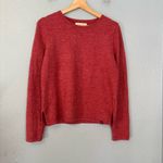 Purnell Women's Wool Blend Red Long Sleeve Crewneck‎ Sweater Small Outdoor Cozy Photo 2