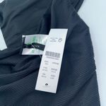 J.Crew NWT Black Ribbed High Rise Cheeky Bikini Swim Suit Bottom Size XXS Photo 7