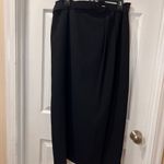 Josephine Chaus Chaus Vintage Black Maxi Skirt with Belt Women's Formal Wear Long Flowy Bottom‎ Photo 1