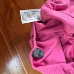 Wild Fable  Pink Ribbed Ruched Crop Top - Size Medium Photo 2