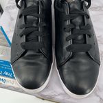Vionic Keke Supportive Lace Up Black Leather Sneaker Casual Size 11 Low Top Photo 3