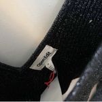 Open Edit Sparkle Cutout Sweater Mini Dress Black/Silver Size Medium NEW Photo 7