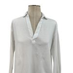 Frank & Eileen  Patrick Popover Henley‎ Top White Size XS *Flawed Photo 4