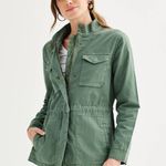 Sonoma Women's  Goods For Life Jacket Size M Green Patch Pocket Utility NWT Photo 0