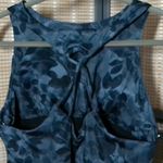 Old Navy  Active Black & Gray Leaf Print Workout Tank with Bra Photo 1