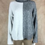 Ellen Tracy Downtown Glam Colorblock Turtleneck Sweater NWT LARGE Photo 1