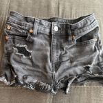 American Eagle  Shorts Jean Black Ripped Photo 0
