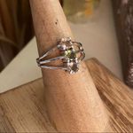 Natural Multi Tourmaline Solid Sterling Silver Ring Size 6 Photo 2