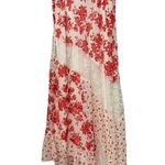 Jessica Simpson Romantic Whimsygoth Y2K Midi Floral Lace Mixed Pattern Asymmetrical Dress NWOT L Photo 10