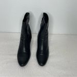 Covington New  Marnie Black Leather Heel Ankle Boots size 10 Photo 3