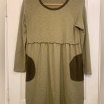 easel  Boho Style Medium Olive Green Dress.          1520 Photo 0