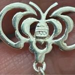Sterling Silver Vintage 925 Peridot Citrine Geometric Celtic Dangle Pendant 7.9g Photo 12