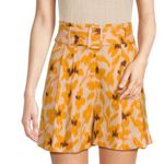 Circus by Sam Edelman NWT Sam Edelman Romy Belted Trouser Shorts  Linen Blend Photo 0