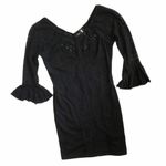 Free People City Girl Body Con Dress Black Size Small Photo 4