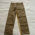 Marithe Francois Girbaud tan khaki trousers slim leg unique styling Size XS Photo 7