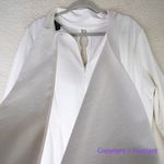 Eloquii New! keyhole dress with scarf ivory off white sheath , 24 Photo 12