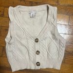 Cropped Sweater Vest Size XS Photo 0
