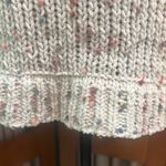 Jessica Simpson  Cream Speckled oversized Turtleneck Sweater Photo 3