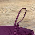 Victoria's Secret Vintage Victoria Secret Burgundy Pajama Adjustable Tank Top Photo 4