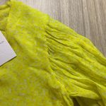 Karina Grimaldi New  Chelsea Print Top Blouse Medium Yellow Photo 5
