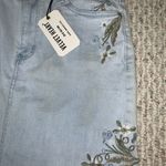 Velvet Heart Embroidered  Denim April Pencil Skirt Photo 2