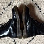 Dr. Martens Doc Martens women's 7 black patent laceup combat boots casual festival goth punk Photo 6