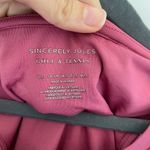 Sincerely Jules Golf & Tennis Pink with White Stripes Tank Top NWT Size Small Photo 2