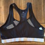 Adidas  Black and White Performance Sports Bra Photo 5