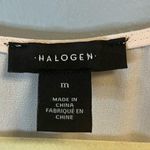 Halogen Tank Pastel Pink Asymmetrical Ruffle Peplum Hem Sleeveless Top Sz M EUC Photo 2