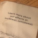 Madewell cropped short sleeve top, size Medium Photo 4