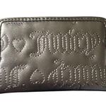 Juicy Couture NWT--BLACK FOLD WALLET Black snap closure wallet, inside is printed “My heart belongs to Juicy” has card slots and a zip pocket, brand new Photo 1