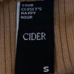 Cider Tan Ribbed Knit Sleeveless Cami Camisole Tank Midi Bodycon Dress Size S Photo 2