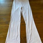 Light Pink Flare Leggings Medium Photo 0