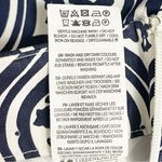 Boden Printed Crop Pants Size US 12 Geo Cascade Navy High Rise Wide Leg Trousers Blue Photo 11