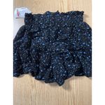Vanilla Star Jeans B8 New Women’s Vanilla Star Lightweight Floral Shorts Navy Blue Size Xs Photo 2