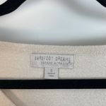 Barefoot Dreams Women's Cream Beige Ultra Lite Hi-Low V-Neck Sweater Size Small Photo 8