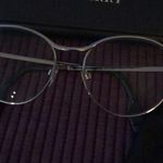 Burberry Silver Aviator-Style Glasses Frames w/ Case Photo 0