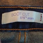 Levi's  515 32 6 Dark Boot Cut Stretch Jeans  Med Photo 2