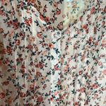 Full Tilt  Sheer Cream Floral Button Up Blouse Size XS Photo 1