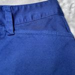 Lands' End  Mid Rise Slim Leg Cropped Pants Womens 8P Blue Petites Casual Office Photo 14
