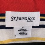 st. john's bay Stripe Lined Trench Coat Photo 4