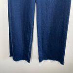 Anthropologie Maeve Wide-Leg Dark Wash Wide Leg Crop Jeans 31 raw hem Photo 3