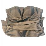 Bill Levkoff  Iridescent Brown Strapless 2-Piece Skirt & Top - Size 8 Photo 6
