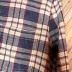 J.Crew  100% Cotton Long Sleeve Quarter Button‎ Down Plaid Women's Shirt Medium Photo 1